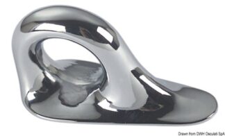 Anello trazione bronzo cromato 90 x 40 mm - 39.118.00 Osculati Anelli e golfari