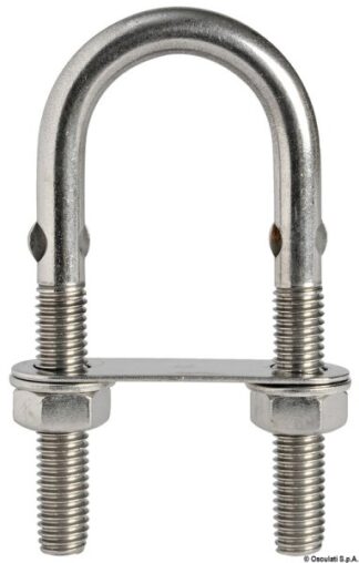 Cavallotto inox 90 x 10 mm - 39.126.05 Osculati Anelli e golfari