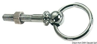 Anello snodato ottone cromato 50 mm - 39.170.61 Osculati Anelli e golfari
