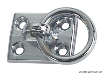 Anello snodato br.crom. 35 mm - 39.170.70 Osculati Anelli e golfari