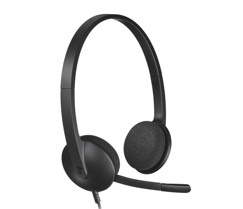 981-000475 HEADSET H340 USB-A CAVO 1.8M Logitech MICROFONI/CUFFIE/WEBCAM