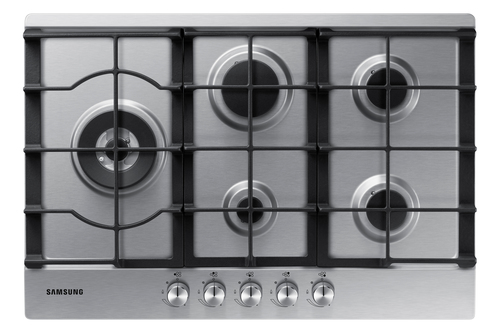 Samsung NA75J3030AS Piano cottura a gas 75cm 5 bruciatori, Inox