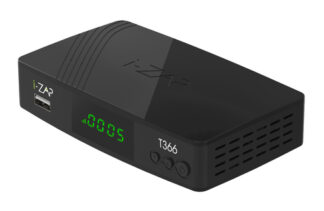 IZAPT366BLACK DECODER DIG TERR ZAPPER T2 HEVC HD FREE TO AIR BLACK I-ZAP RICEVITORI DIGITALE TERR