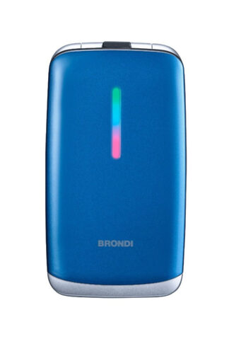 CONTENDER-BLU/METAL T.CELL 2SIM 3" FLIP ATTIVO 1.3MP Brondi TELEFONI CELLULARI GSM