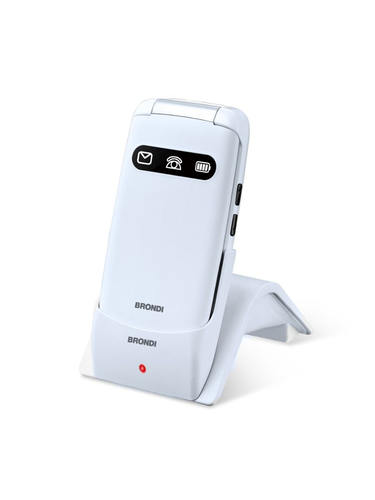 Brondi Amico Favoloso 7,11 cm (2.8") Bianco Telefono di livello base