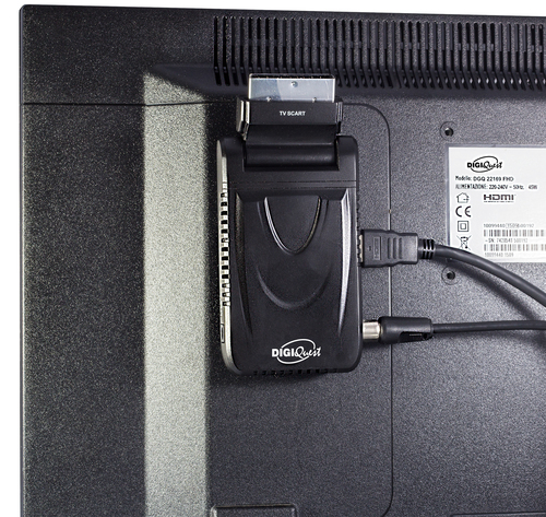 Digiquest Invisible Cavo Full HD Nero