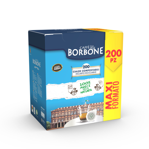 Caffè Borbone Cialda ESE 44mm - Miscela Decisa - 200 cialde