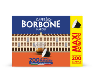 Caffè Borbone Capsule Compatibili sistema Nespresso - Miscela Nobile - 200 capsule