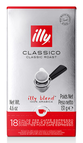 Illy 18 Caffè in Cialde Monodose E.S.E. Tostato CLASSICO