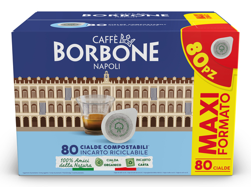 Caffè Borbone Cialda ESE 44mm - Miscela Decisa - 80 cialde