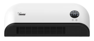 Bimar HP093 stufetta elettrica Interno Nero, Bianco 2000 W Riscaldatore ambiente elettrico con ventilatore