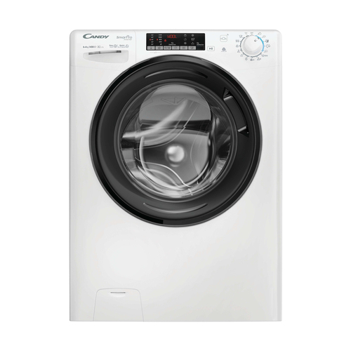 Candy Smart Pro Inverter, Lavasciuga Slim 6+4 KG, 10% più efficente della classe A, 1400 giri, Bianco, Inverter, Vapore, Wi-Fi, CSOW44644TWMB6-S