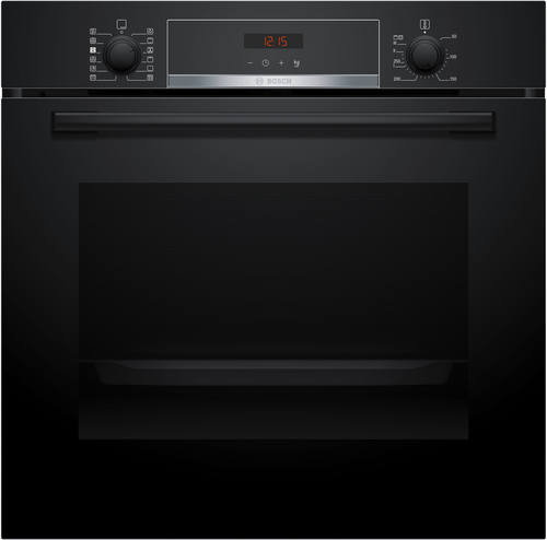 Bosch Serie 4 HQA574BB3 Forno con vapore Pirolitico Nero Classe A+