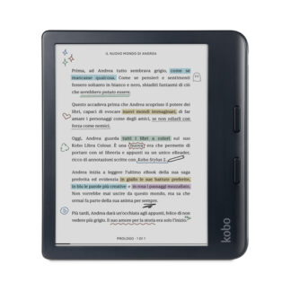 N428-KU-BK-K-BU E-BOOK LIBRA COLOUR BLACK +STYLUS 2 BLACK BUNDLE Kobo E-BOOK