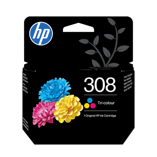 HP Confezione da 2 Cartucce di Inchiostro Nero/Tricromia Originali 308