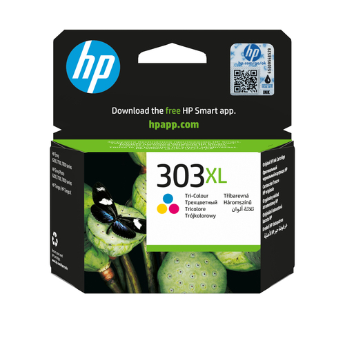 HP Cartuccia di inchiostro in tricromia originale ad alta capacità 303XL