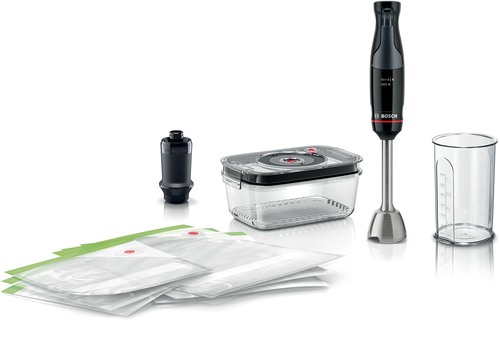 Bosch Serie 4 , Frullatore a immersione, ErgoMaster, 1000 W, Nero, antracite MSM4B6V2