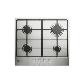 Indesit THP 642 IX/I 1 piano gas inox 60cm 4 fuochi griglie smaltate Made in Italy