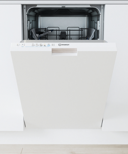 Indesit Lavastoviglie BI 45 cm classe E, 10 coperti, Push&Go, 46 dba