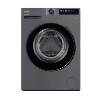 Candy ProWash 500, Lavatrice Compatta 6 KG, 10% più efficente della classe A, 1200 giri, Antracite, Inverter, Vapore, Wi-Fi, Smart Wash, BR 26SSB6G-S