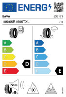 Pneumatici Auto Invernali SAVA ES-ICE 195/65 R15 95 T XL - immagine 2