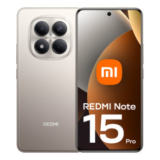 NOTE 15 PRO 256GB TITANIUM S.PHONE 6.77" AMOLED 8/256GB 200+8MP FRONT 32MP 6500mAh TITANIUM XIAOMI SMARTPHONE