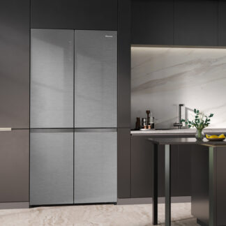 Hisense RQ768N4GVE frigorifero side-by-side Libera installazione 591 L Argento