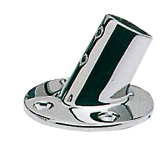 Base inox pulpito 60° 25 mm - 41.110.25 Osculati Pulpiti, portacanne, candelieri