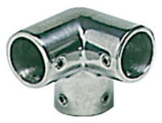 Angolare inox 3 vie 90° 25 mm - 41.121.25 Osculati Pulpiti, portacanne, candelieri
