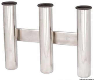 Reggicanne inox a parete 3 posti - 41.167.80 Osculati Pulpiti, portacanne, candelieri