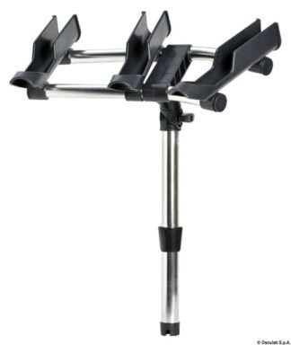 Reggicanne Quicklift 3 posti sinistro - 41.167.88 Osculati Pulpiti, portacanne, candelieri