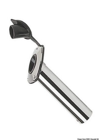 Portacanne incasso ottone cromato 42 mm - 41.168.01 Osculati Pulpiti, portacanne, candelieri