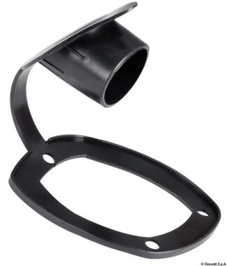 Chiusura PVC portacanna nero - 41.168.03NE Osculati Pulpiti, portacanne, candelieri