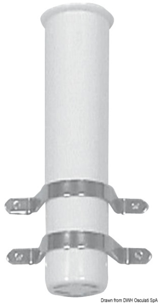 Portacanne parete bianco 41 mm - 41.168.09 Osculati Pulpiti, portacanne, candelieri