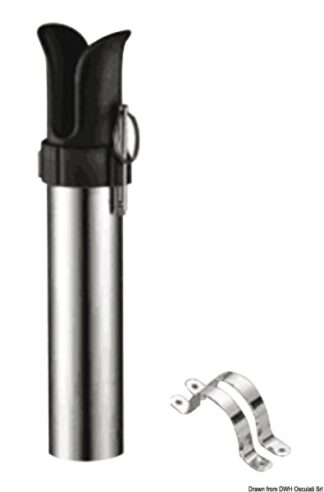 Portacanna a parete acciaio inox 1 posto - 41.168.14 Osculati Pulpiti, portacanne, candelieri
