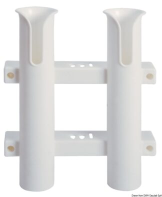 Portacanne parete plastica 2 posti - 41.170.93 Osculati Pulpiti, portacanne, candelieri