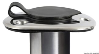 Portacanne incasso inox 42 mm 90° - 41.211.72 Osculati Pulpiti, portacanne, candelieri