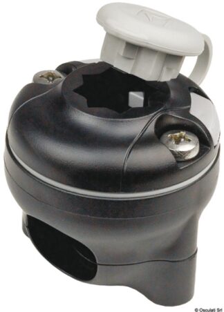 RailMount 19-25 StarPort Combo Black - 41.303.00 Osculati Pulpiti, portacanne, candelieri