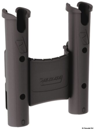 RodStow Double with Caddy Black - 41.314.20 Osculati Pulpiti, portacanne, candelieri