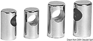Centrale corrimano mm 25 inox - 41.501.25 Osculati Pulpiti, portacanne, candelieri