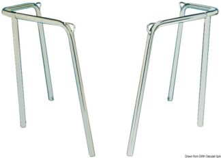 Pulpito poppa inox 35x40x45 cm 2 parti - 41.670.01 Osculati Pulpiti, portacanne, candelieri