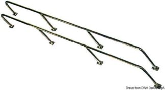 Tientibene inox cm 175x22 - 41.686.00 Osculati Pulpiti, portacanne, candelieri
