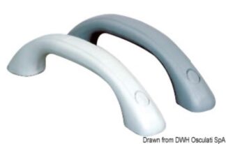 Maniglia in PVC mm 250 RAL 7035 - 41.914.02 Osculati Pulpiti, portacanne, candelieri