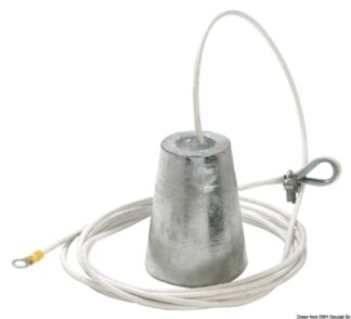Anodo di ancoraggio - 43.005.01 Osculati Anodi, soffietti motore