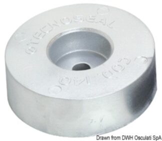 Anodo poppa mm 100x40 in alluminio - 43.510.11 Osculati Anodi, soffietti motore