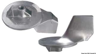 Anodo pinna Mercruiser 225 HP - 43.227.77 Osculati Anodi, soffietti motore