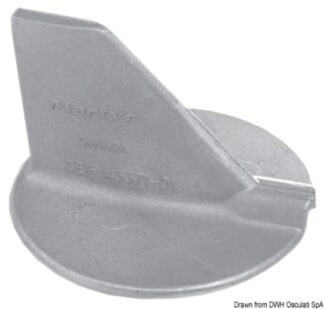 Anodo alluminio Yamaha 100/225 >HP - 43.253.10 Osculati Anodi, soffietti motore
