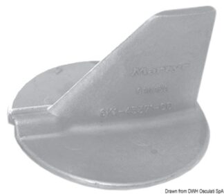 Anodo pinna 100/225 HP - 43.253.01 Osculati Anodi, soffietti motore