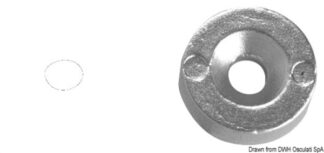 Anodo magnesio Ø mm 24 - 43.259.98 Osculati Anodi, soffietti motore
