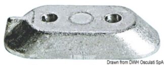 Anodo alluminio L.L. F.B./Yam/Mar 4/5/6Hp - 43.188.53 Osculati Anodi, soffietti motore